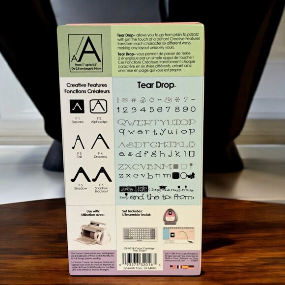 Cricut Tear Drop Cricut Die Cut - Picture 3 of 8